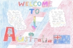 澳大利亚孩子们绘制暖心图画欢迎难民和移民儿童。(澳洲《新快报》援引澳大利亚广播公司图片) - 宁夏新闻网