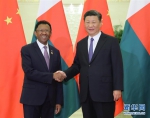 （中非合作论坛）习近平会见马达加斯加总统埃里 - 银川新闻网